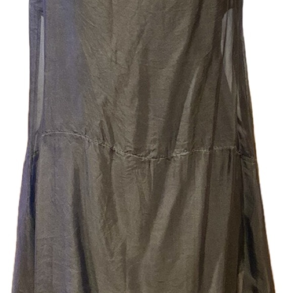 LOLA fabulous silk/viscous asymmetrical top, made in Italy, size M - Picture 15 of 16